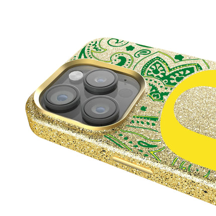 University of Oregon Ducks Paisley Bling Phone Case for Apple iPhone