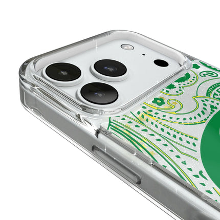 University of Oregon Ducks Paisley Glitter Phone Case for Apple iPhone