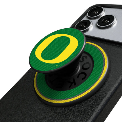 University of Oregon Ducks Stripe PopSockets Magnetic Phone Grip and Stand