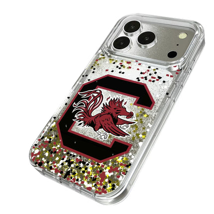 University of South Carolina Gamecocks Confetti Glitter Phone Case for Apple iPhone