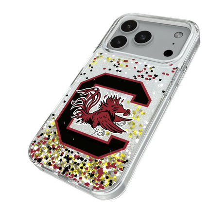 University of South Carolina Gamecocks Confetti Glitter Phone Case for Apple iPhone