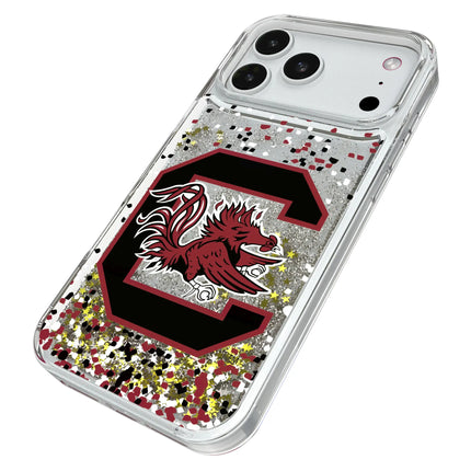University of South Carolina Gamecocks Confetti Glitter Phone Case for Apple iPhone