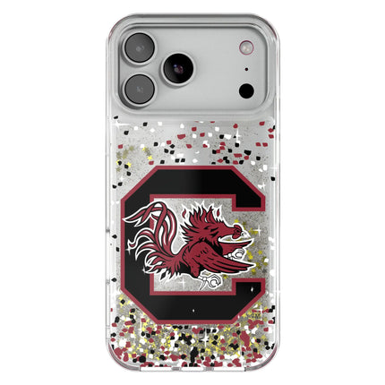 University of South Carolina Gamecocks Confetti Glitter Phone Case for Apple iPhone
