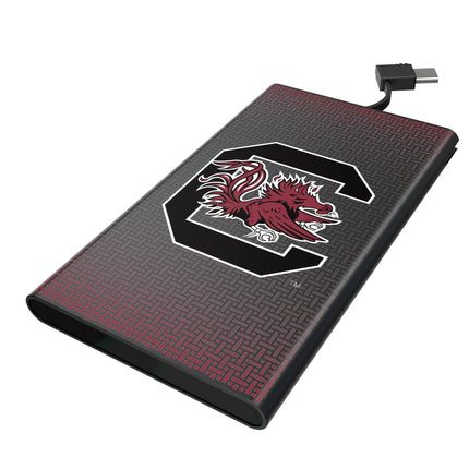 University of South Carolina Gamecocks Linen 5000mAh Flat Powerbank