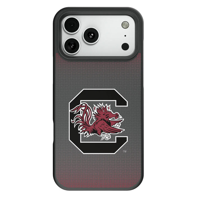University of South Carolina Gamecocks Linen Bump Phone Case for Apple iPhone