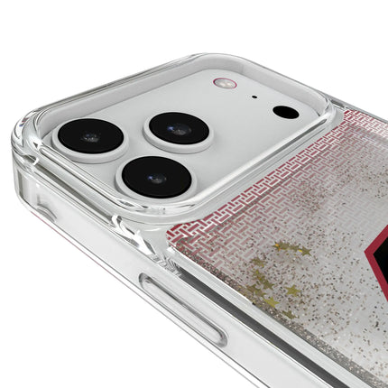 University of South Carolina Gamecocks Linen Glitter Phone Case for Apple iPhone