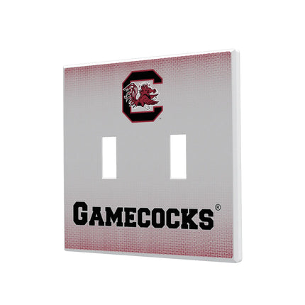 University of South Carolina Gamecocks Linen Hidden-Screw Light Switch Plate