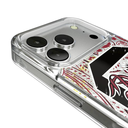 University of South Carolina Gamecocks Paisley Glitter Phone Case for Apple iPhone