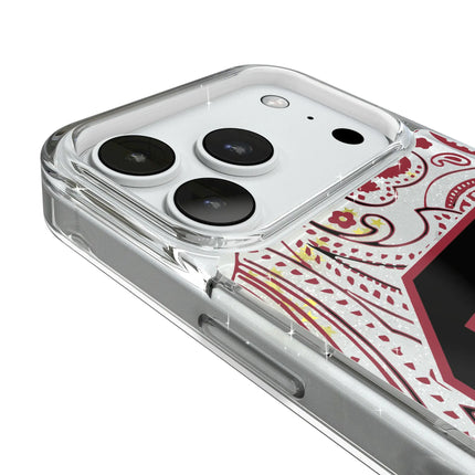 University of South Carolina Gamecocks Paisley Glitter Phone Case for Apple iPhone