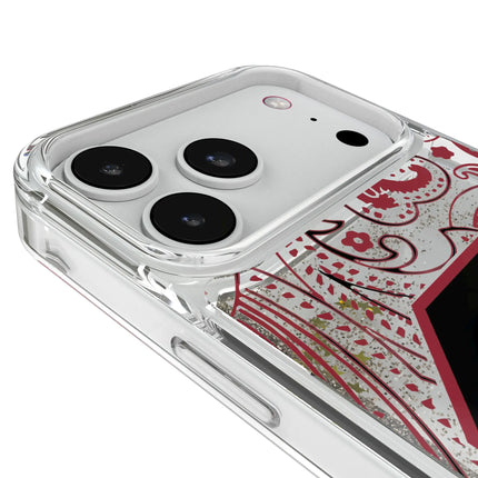 University of South Carolina Gamecocks Paisley Glitter Phone Case for Apple iPhone