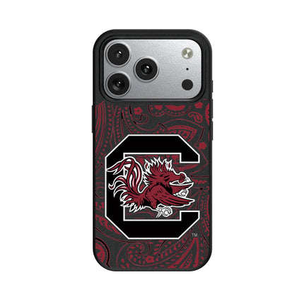 University of South Carolina Gamecocks Paisley MagSafe Compatible Phone Case for Apple iPhone