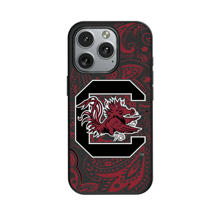 University of South Carolina Gamecocks Paisley MagSafe Compatible Phone Case for Apple iPhone