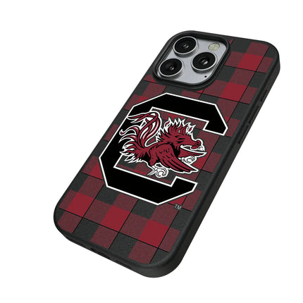 University of South Carolina Gamecocks Plaid MagSafe Compatible Phone Case for Apple iPhone