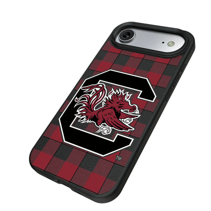 University of South Carolina Gamecocks Plaid MagSafe Compatible Phone Case for Apple iPhone