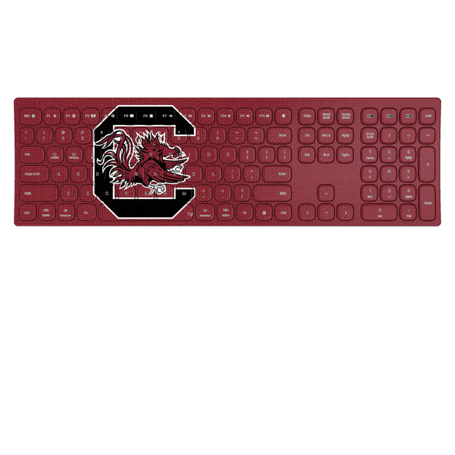 University of South Carolina Gamecocks Solid Curved Wireless Keyboard