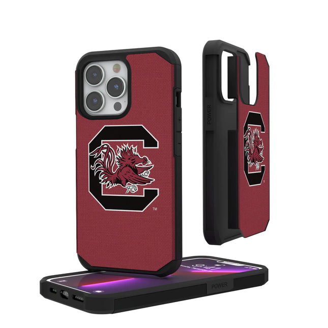 University of South Carolina Gamecocks Solid Rugged Phone Case for Apple iPhone