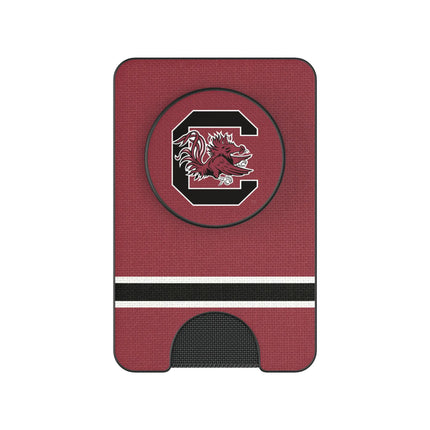 University of South Carolina Gamecocks Stripe PopSockets MagSafe-Compatible PopWallet+
