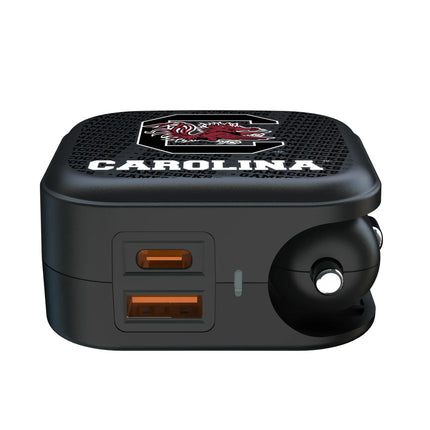 University of South Carolina Gamecocks Text Backdrop 2 in 1 USB A/C Charger