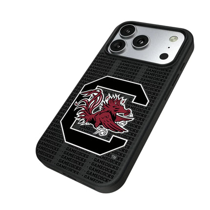 University of South Carolina Gamecocks Text Backdrop MagSafe Compatible Phone Case for Apple iPhone