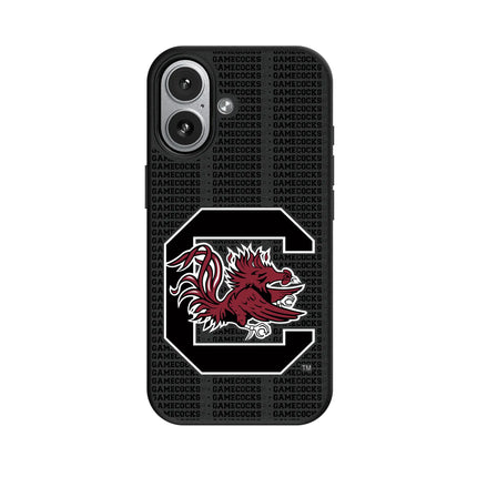 University of South Carolina Gamecocks Text Backdrop MagSafe Compatible Phone Case for Apple iPhone
