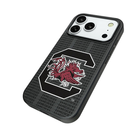 University of South Carolina Gamecocks Text Backdrop MagSafe Compatible Phone Case for Apple iPhone