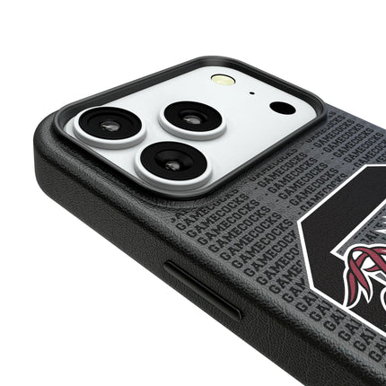 University of South Carolina Gamecocks Text Backdrop MagSafe Compatible Phone Case for Apple iPhone