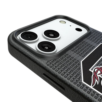 University of South Carolina Gamecocks Text Backdrop MagSafe Compatible Phone Case for Apple iPhone