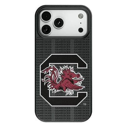 University of South Carolina Gamecocks Text Backdrop MagSafe Compatible Phone Case for Apple iPhone