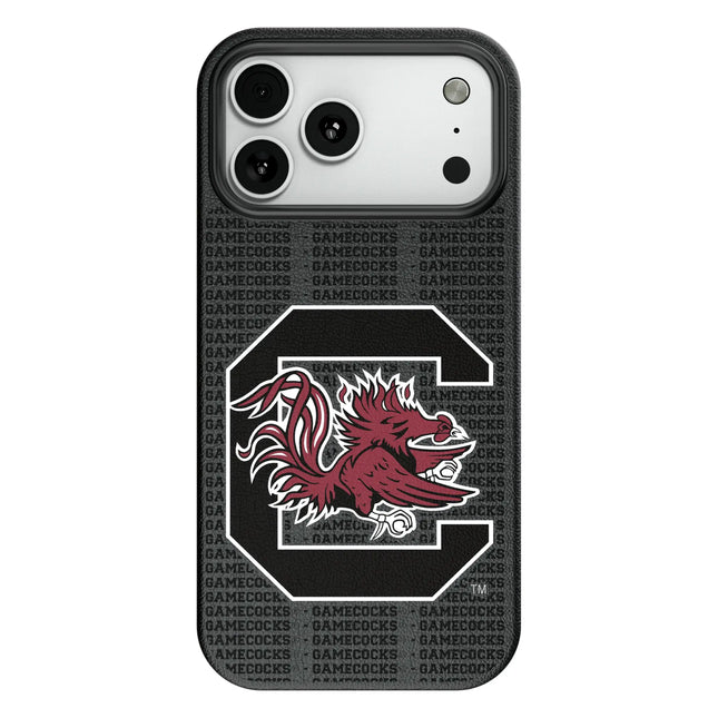 University of South Carolina Gamecocks Text Backdrop MagSafe Compatible Phone Case for Apple iPhone