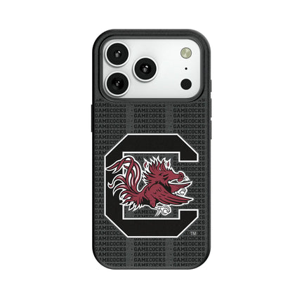 University of South Carolina Gamecocks Text Backdrop MagSafe Compatible Phone Case for Apple iPhone