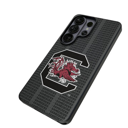 University of South Carolina Gamecocks Text Backdrop MagSafe Compatible Phone Case for Samsung Galaxy