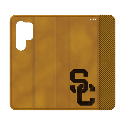 University of Southern California Trojans Burn Folio Phone Case for Samsung Galaxy