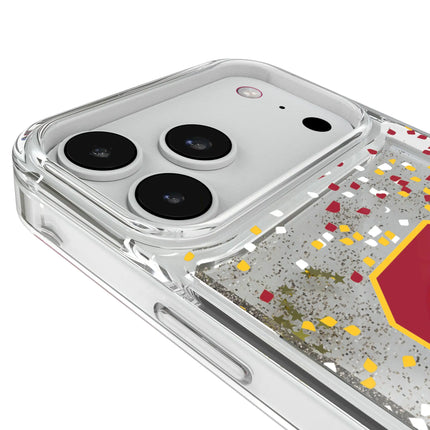 University of Southern California Trojans Confetti Glitter Phone Case for Apple iPhone