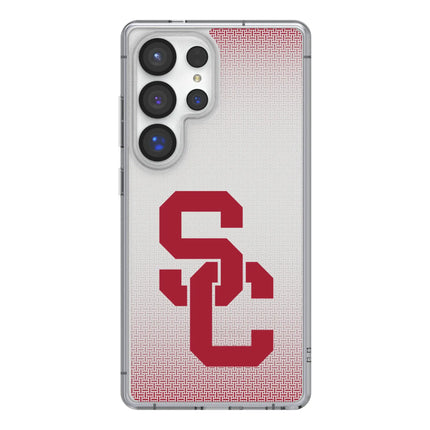 University of Southern California Trojans Linen Clear Phone Case for Samsung Galaxy