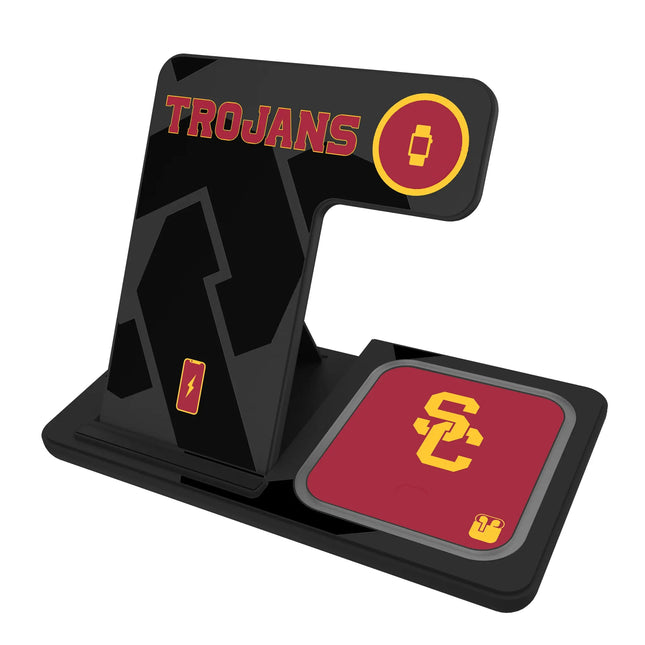 University of Southern California Trojans Monocolor Tilt 3 in 1 Charging Station