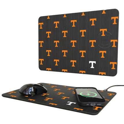 University of Tennessee Volunteers Fashion Pattern 15-Watt Wireless Charger and Mouse Pad