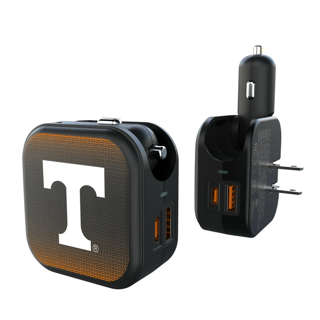 University of Tennessee Volunteers Linen 2 in 1 USB A/C Charger