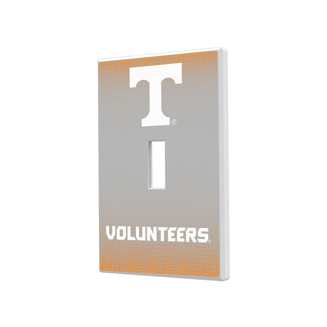 University of Tennessee Volunteers Linen Hidden-Screw Light Switch Plate
