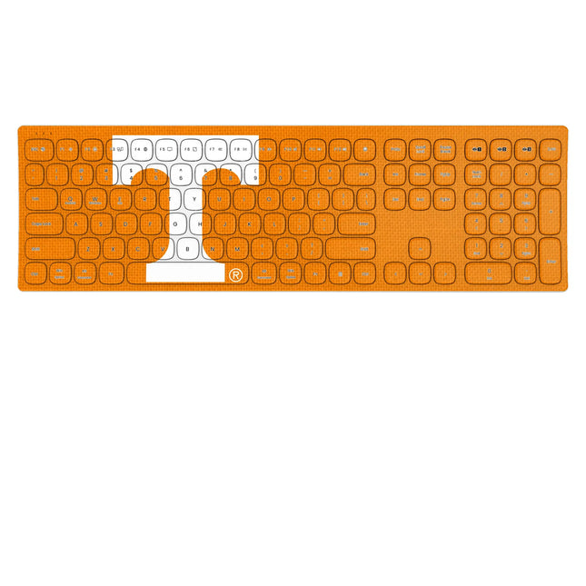University of Tennessee Volunteers Solid Curved Wireless Keyboard
