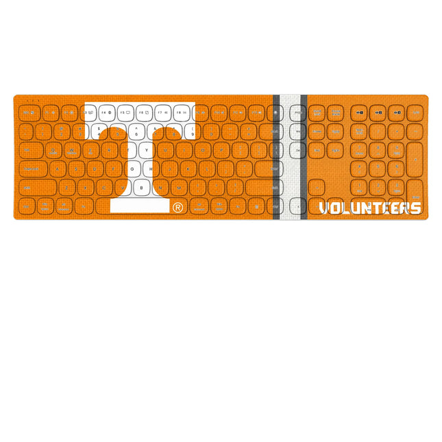University of Tennessee Volunteers Stripe Curved Wireless Keyboard