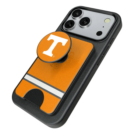 University of Tennessee Volunteers Stripe PopSockets MagSafe-Compatible PopWallet+