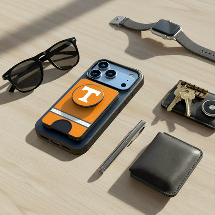University of Tennessee Volunteers Stripe PopSockets MagSafe-Compatible PopWallet+