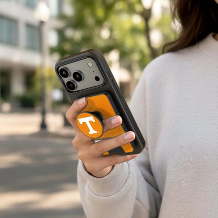 University of Tennessee Volunteers Stripe PopSockets MagSafe-Compatible PopWallet+