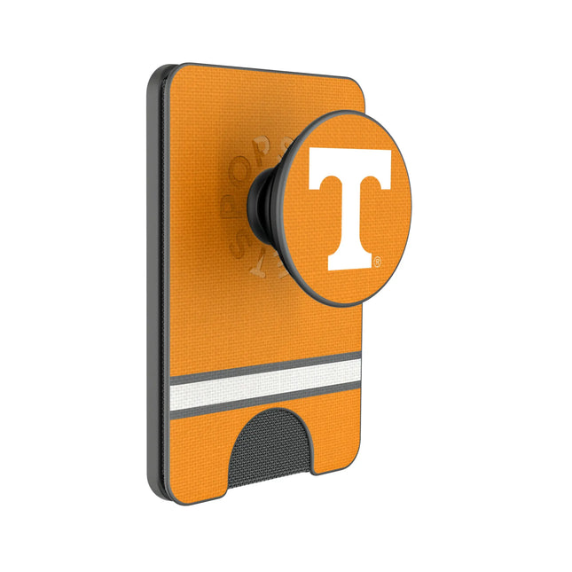 University of Tennessee Volunteers Stripe PopSockets MagSafe-Compatible PopWallet+