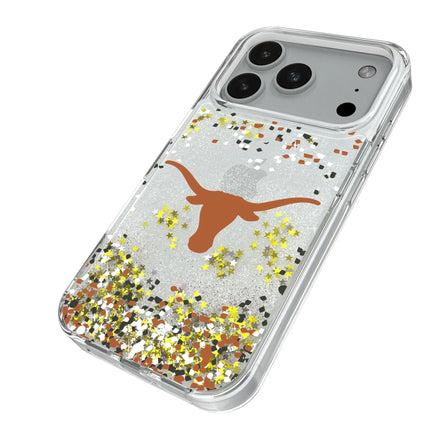 University of Texas Longhorns Confetti Glitter Phone Case for Apple iPhone