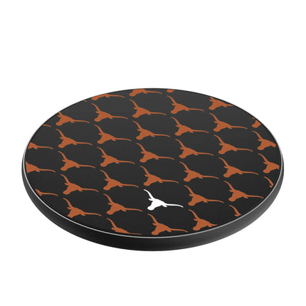 University of Texas Longhorns Fashion Pattern 15-Watt Wireless Charger
