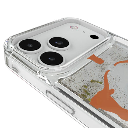 University of Texas Longhorns Fashion Pattern Glitter Phone Case for Apple iPhone