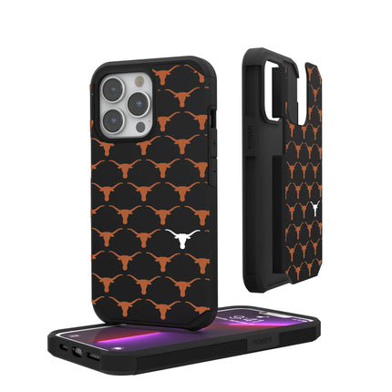 University of Texas Longhorns Fashion Pattern Rugged Phone Case for Apple iPhone