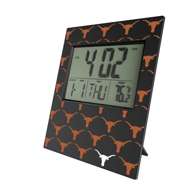 University of Texas Longhorns Fashion Pattern Wall Clock