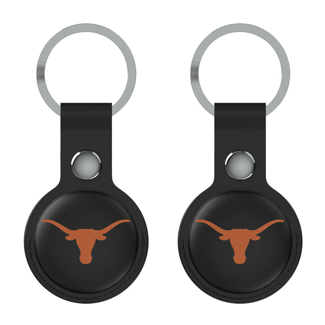 University of Texas Longhorns Insignia Black Airtag Holder 2-Pack